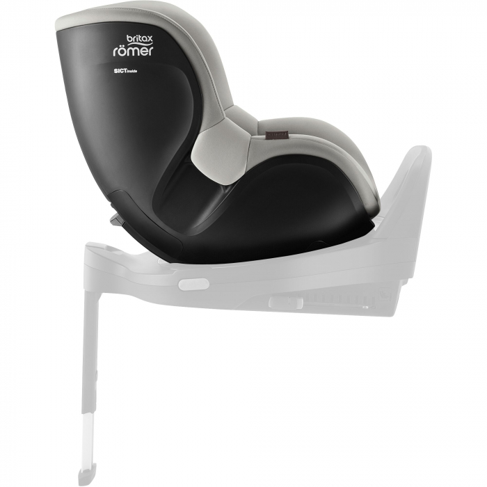 Scaun auto pentru copii Britax Römer, rotativ, fără bază ISOFIX, 3 luni-4 ani, 61-105 cm, 0-18 kg, DUALFIX 5Z Linen Grey [6]