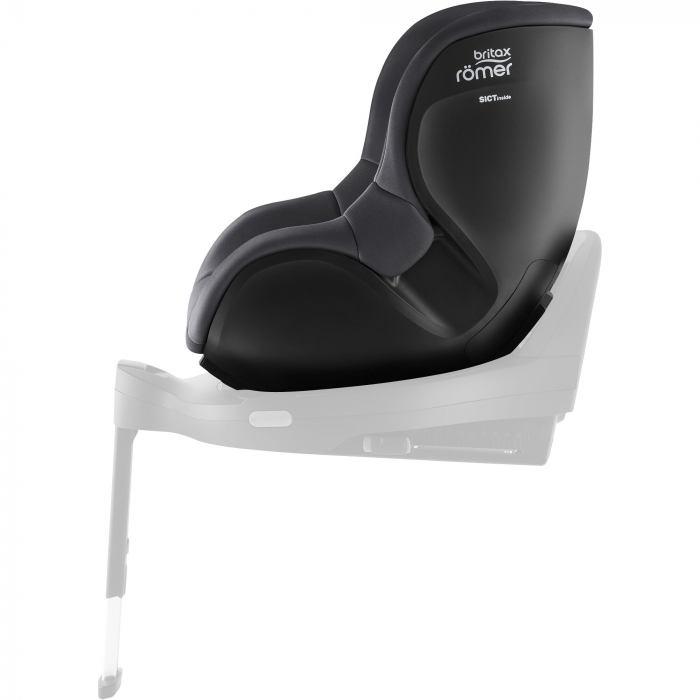 Scaun auto pentru copii Britax Römer, rotativ fără baza isofix, 3 luni-4 ani, 61-105 cm, 0-18 kg, DUALFIX 5Z Midnight Grey [4]