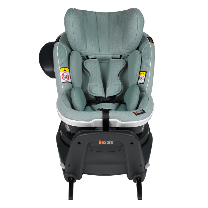 Scaun auto rotativ iZi Turn i-Size - Sea Green Mélange de la 6 luni -la 4 ani [3]