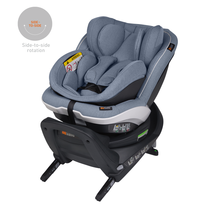 Scaun auto rotativ iZi Twist B i-Size (0-4 ani) - Cloud Mélange [3]