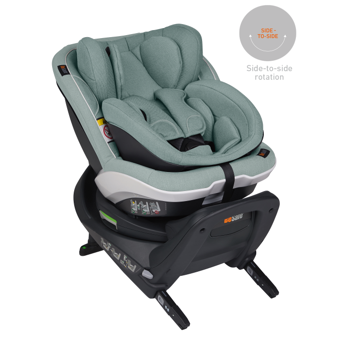 Scaun auto rotativ iZi Twist B i-Size (0-4 ani) - Sea Green Mélange [2]