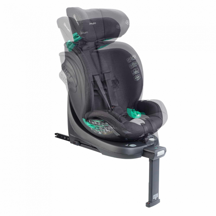 Scaun auto rotativ Prime 360, Black, 40-150 cm, certificat R129 [6]
