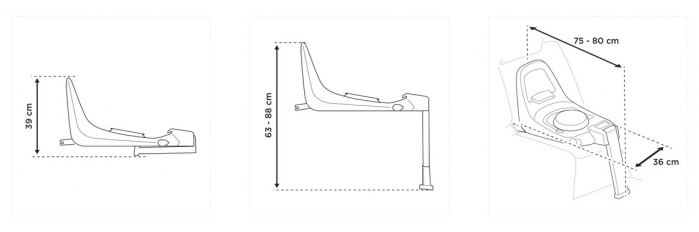 Scaun auto - Scoica  Thule Maple pentru bebeluși de la nastere  - 15 luni Mid Blue [12]