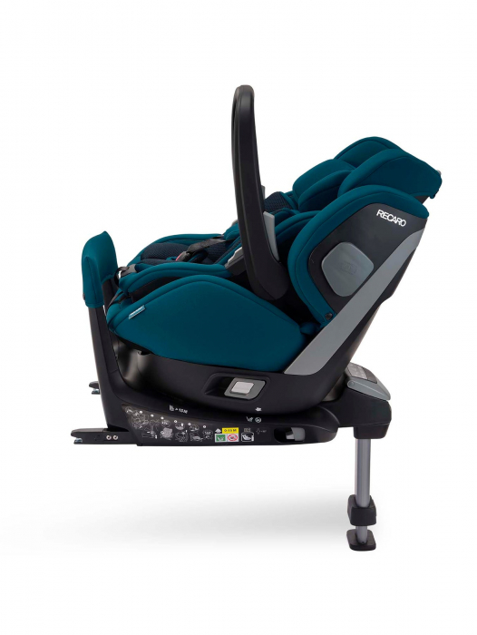 Scaun Auto si scoica  cu Isofix, Rotativ 360° 2 in 1 Salia Elite Prime Garnet Red de la nastere la 7 ani [6]