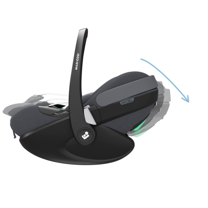 Scaun Auto tip Scoica I-Size Maxi-Cosi PEBBLE 360 PRO2 + Baza Auto FAMILYFIX 360 PRO de la nastere la 15 luni  Twillic Graphite [12]