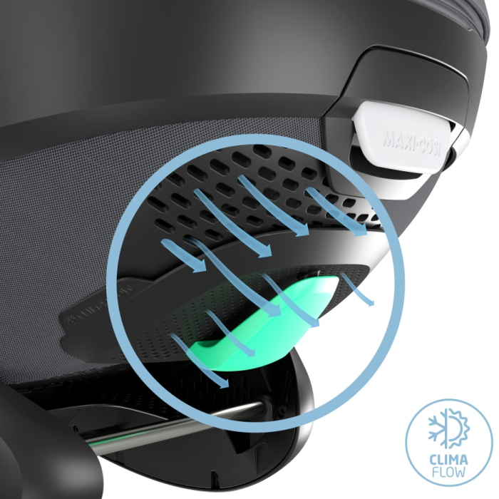 Scaun Auto tip Scoica I-Size Maxi-Cosi PEBBLE 360 PRO2 de la nastere la 15 luni Twillic Graphite [23]