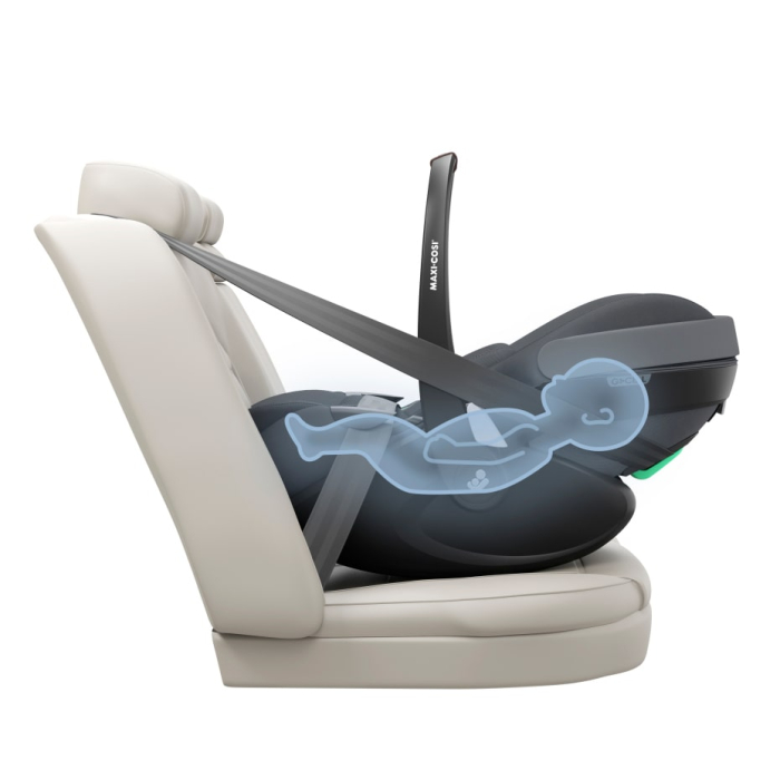 Scaun Auto tip Scoica I-Size Maxi-Cosi PEBBLE 360 PRO2 de la nastere la 15 luni Twillic Graphite [29]