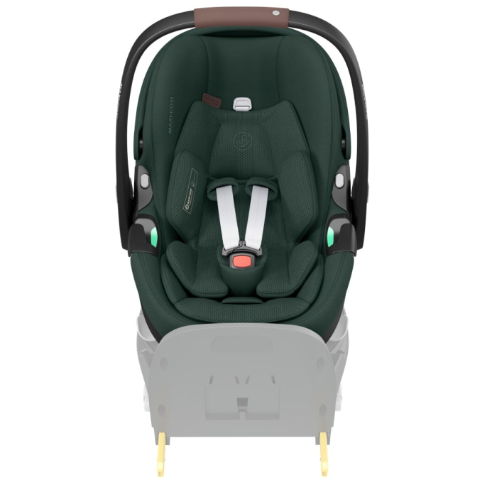 Scaun Auto tip Scoica I-Size Maxi-Cosi PEBBLE 360 PRO2 Twillic Green+ Baza Auto FAMILYFIX 360 PRO de la nastere la 15 luni [15]