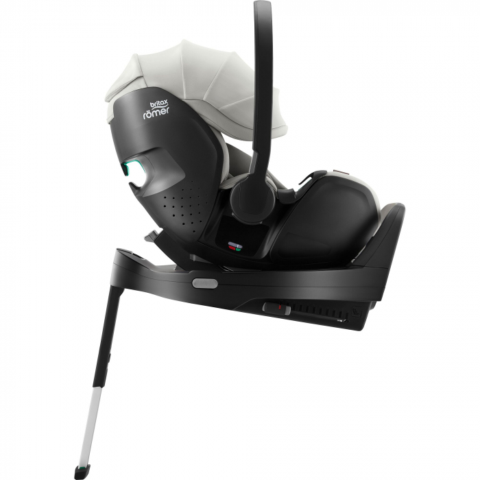 Scaun auto tip scoică pentru copii Britax Römer, reclinabil, 0-15 luni, 40-85 cm, 0-13 kg, BABY-SAFE PRO Linen Grey [4]