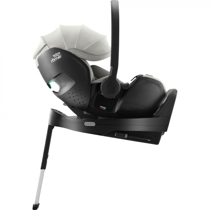 Scaun auto tip scoică pentru copii Britax Römer, reclinabil, 0-15 luni, 40-85 cm, 0-13 kg, BABY-SAFE PRO Linen Grey [5]