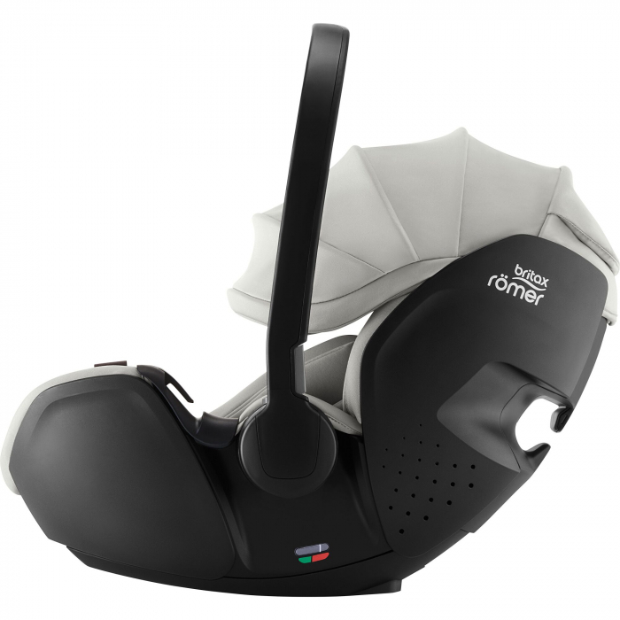 Scaun auto tip scoică pentru copii Britax Römer, reclinabil, 0-15 luni, 40-85 cm, 0-13 kg, BABY-SAFE PRO Linen Grey [3]