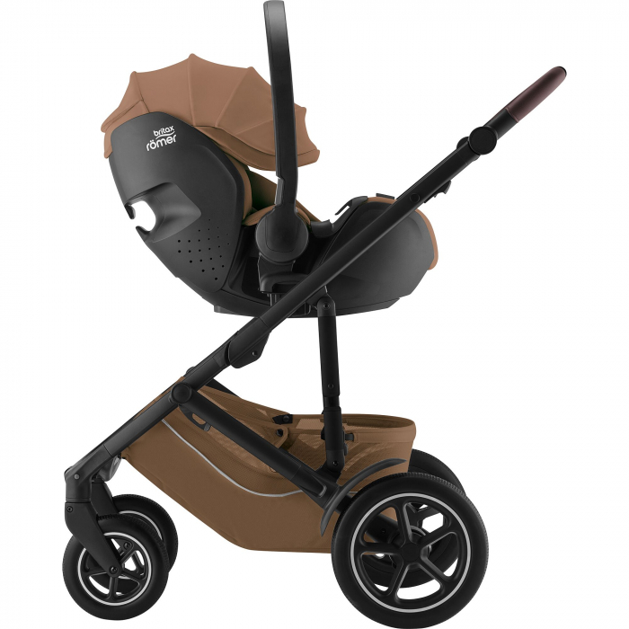 Scaun auto tip scoică pentru copii Britax Römer, reclinabil, 0-15 luni, 40-85 cm, 0-13 kg, BABY-SAFE PRO Warm Caramel [5]