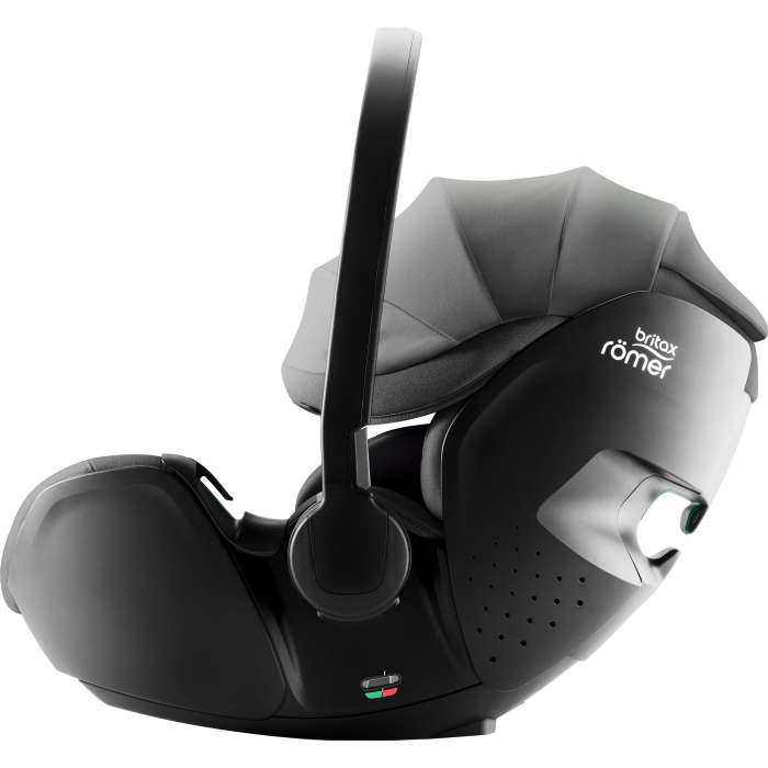 Scaun auto tip scoică pentru copii cu bază ISOFIX inclusă, Britax Römer, reclinabil, 0-15 luni, 40-85 cm, 0-13 kg, BABY-SAFE PRO Culoare: Mineral Grey [5]