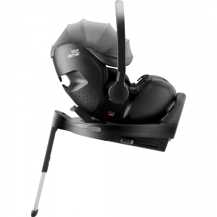 Scaun auto tip scoică pentru copii cu bază ISOFIX inclusă, Britax Römer, reclinabil, 0-15 luni, 40-85 cm, 0-13 kg, BABY-SAFE PRO Culoare: Mineral Grey [3]