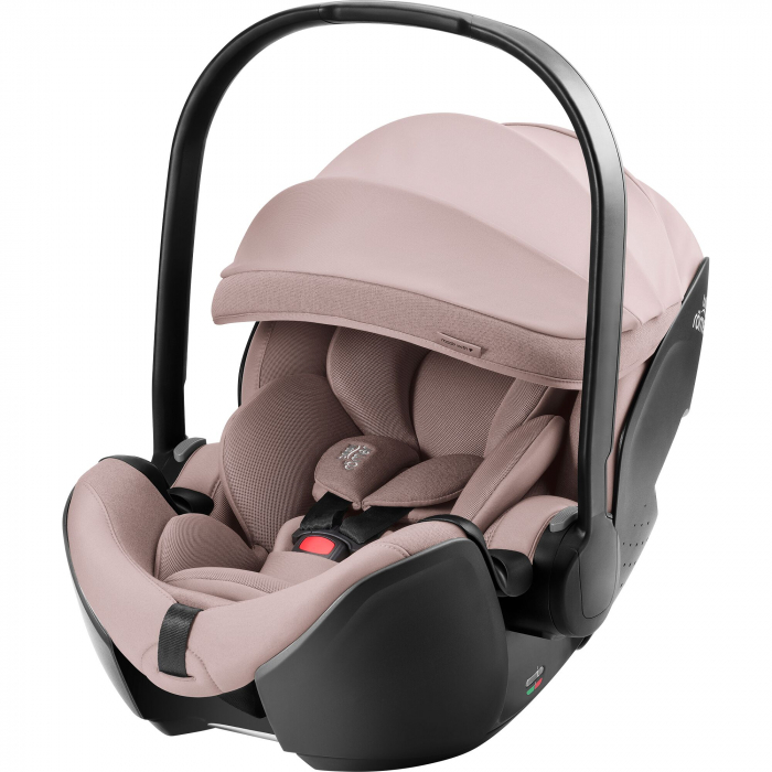 Scaun auto tip scoică pentru copii cu bază ISOFIX inclusă, Britax Römer, reclinabil, 0-15 luni, 40-85 cm, 0-13 kg, BABY-SAFE PRO Dusty Rose [3]