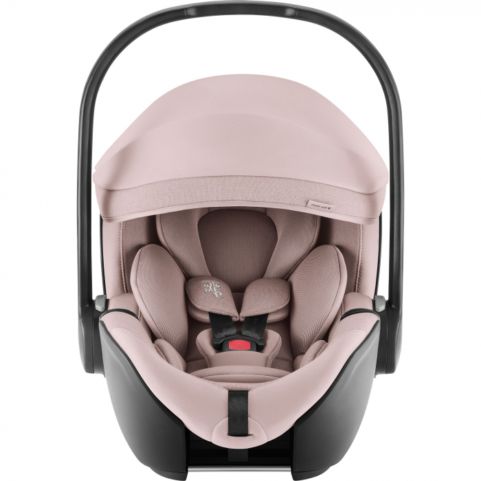 Scaun auto tip scoică pentru copii cu bază ISOFIX inclusă, Britax Römer, reclinabil, 0-15 luni, 40-85 cm, 0-13 kg, BABY-SAFE PRO Dusty Rose [7]