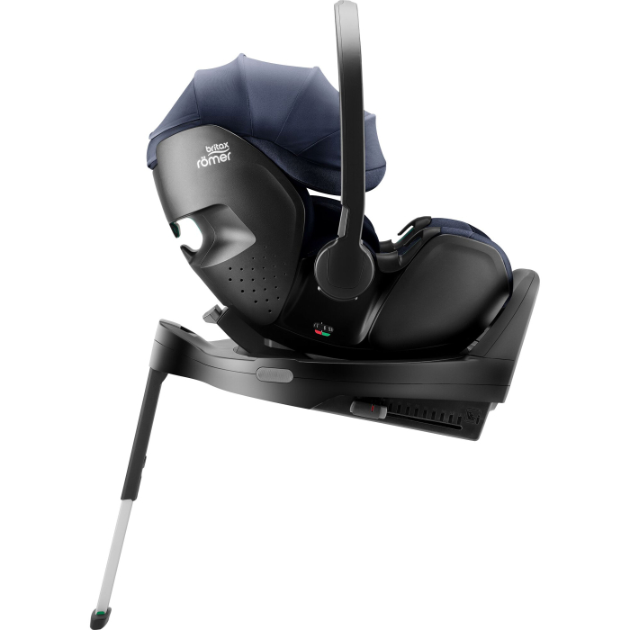 Scaun auto tip scoică pentru copii cu bază ISOFIX inclusă, Britax Römer, reclinabil, 0-15 luni, 40-85 cm, 0-13 kg, BABY-SAFE PRO  Night Blue [6]