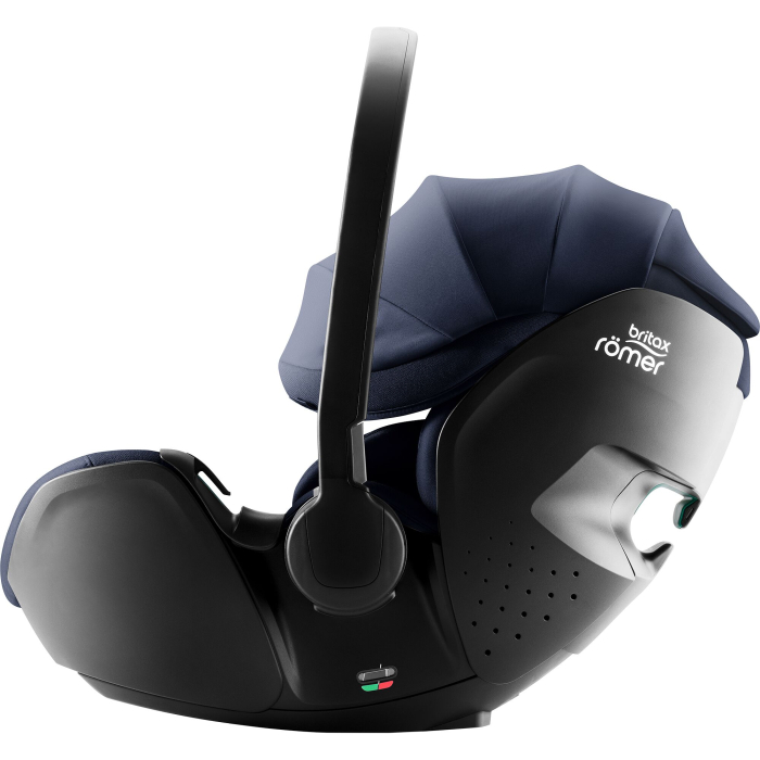 Scaun auto tip scoică pentru copii cu bază ISOFIX inclusă, Britax Römer, reclinabil, 0-15 luni, 40-85 cm, 0-13 kg, BABY-SAFE PRO  Night Blue [8]