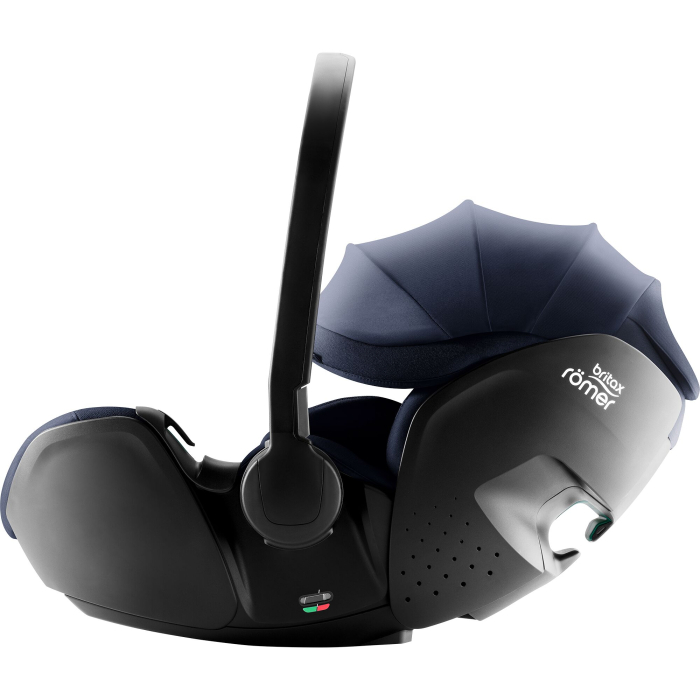 Scaun auto tip scoică pentru copii cu bază ISOFIX inclusă, Britax Römer, reclinabil, 0-15 luni, 40-85 cm, 0-13 kg, BABY-SAFE PRO  Night Blue [7]