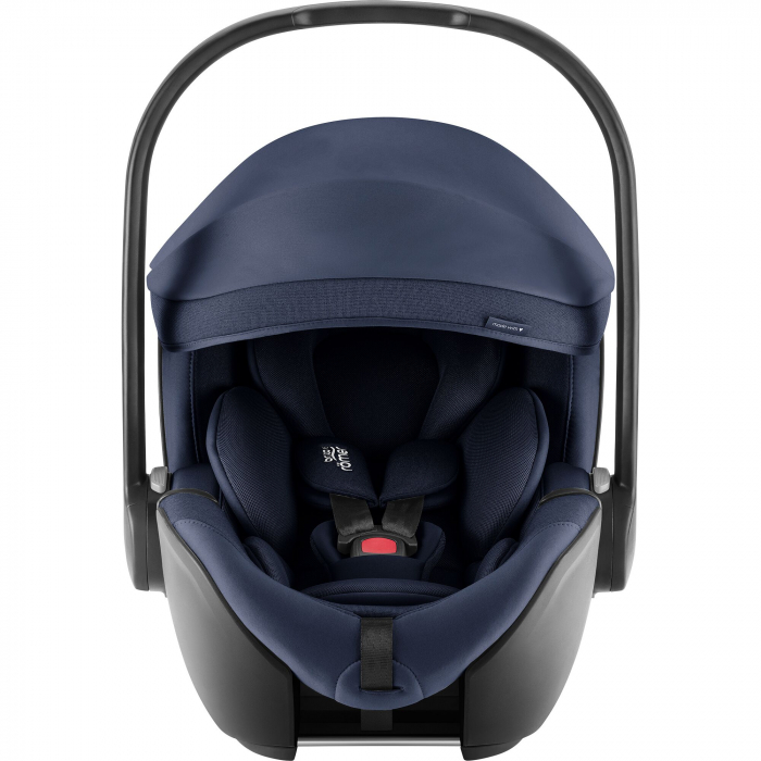 Scaun auto tip scoică pentru copii cu bază ISOFIX inclusă, Britax Römer, reclinabil, 0-15 luni, 40-85 cm, 0-13 kg, BABY-SAFE PRO  Night Blue [5]