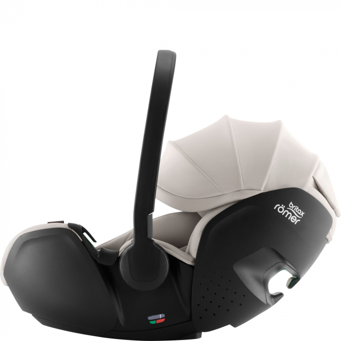 Scaun auto tip scoică pentru copii cu bază ISOFIX inclusă, Britax Römer, reclinabil, 0-15 luni, 40-85 cm, 0-13 kg, BABY-SAFE PRO Soft Taupe [5]