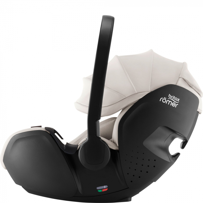 Scaun auto tip scoică pentru copii cu bază ISOFIX inclusă, Britax Römer, reclinabil, 0-15 luni, 40-85 cm, 0-13 kg, BABY-SAFE PRO Soft Taupe [4]