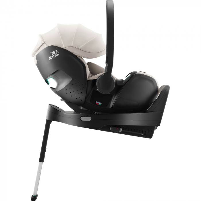 Scaun auto tip scoică pentru copii cu bază ISOFIX inclusă, Britax Römer, reclinabil, 0-15 luni, 40-85 cm, 0-13 kg, BABY-SAFE PRO Soft Taupe [2]