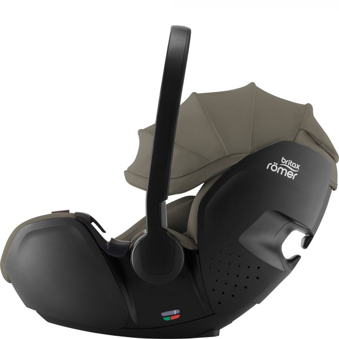 Scaun auto tip scoică pentru copii cu bază ISOFIX inclusă, Britax Römer, reclinabil, 0-15 luni, 40-85 cm, 0-13 kg, BABY-SAFE PRO Urban Olive [4]