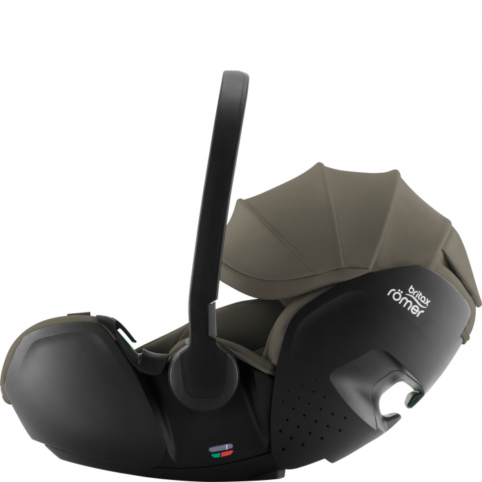 Scaun auto tip scoică pentru copii cu bază ISOFIX inclusă, Britax Römer, reclinabil, 0-15 luni, 40-85 cm, 0-13 kg, BABY-SAFE PRO Urban Olive [5]