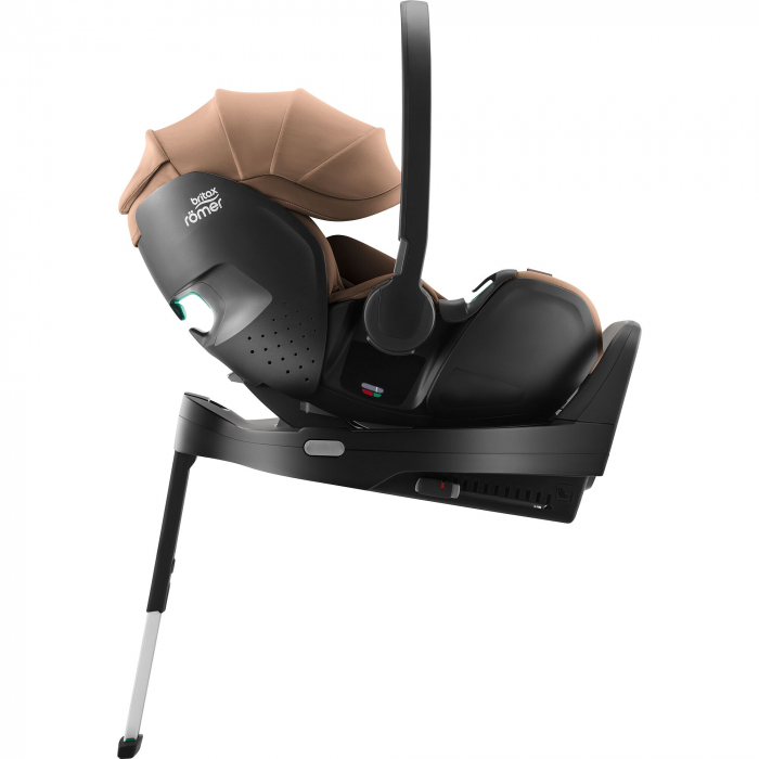 Scaun auto tip scoică pentru copii cu bază ISOFIX inclusă, Britax Römer, reclinabil, 0-15 luni, 40-85 cm, 0-13 kg, BABY-SAFE PRO Warm Caramel [2]