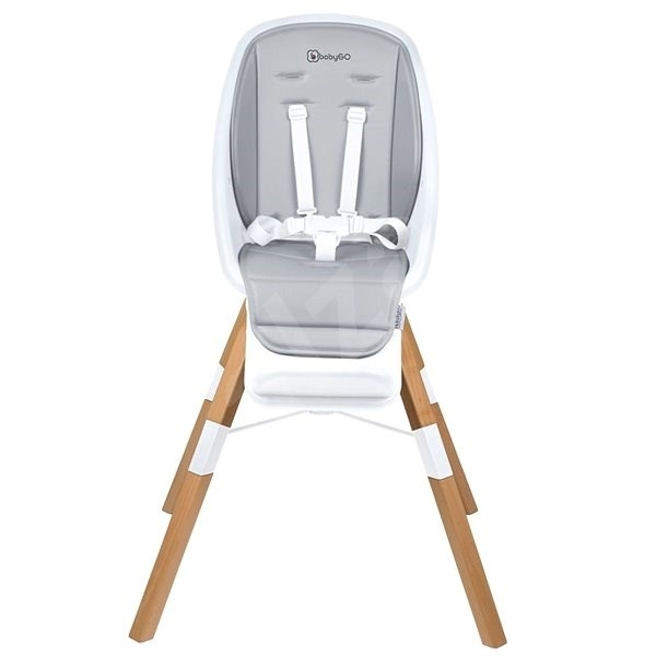 Scaun  de masa BabyGo  360° Carou, Alb [4]