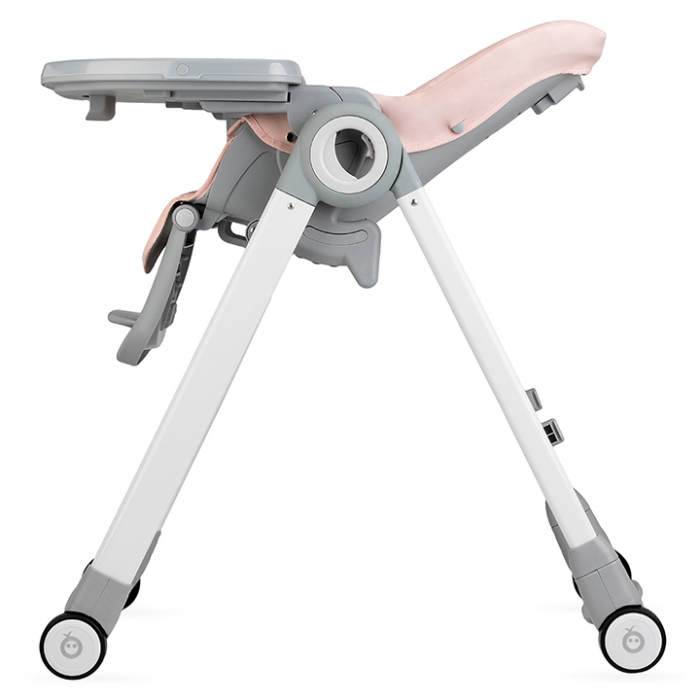 Scaun de masa copii Momi Luxuria, Piele ecologica, Pink [3]