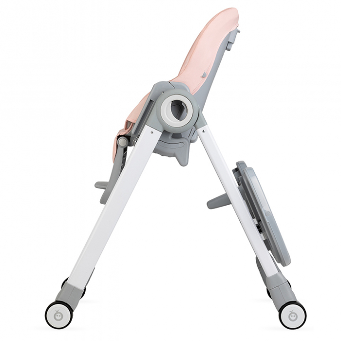 Scaun de masa copii Momi Luxuria, Piele ecologica, Pink [4]