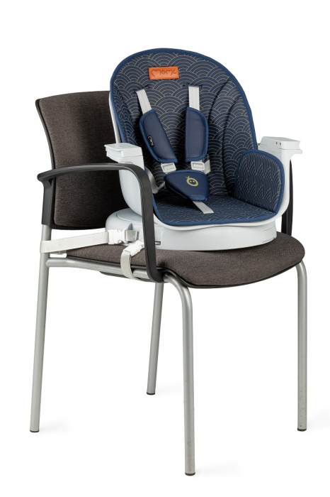 Scaun de masa rotativ, Momi Woodi - Navy Blue [3]