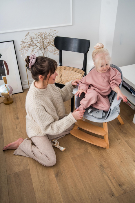 Scaun de masa rotativ, Momi Woodi - Navy Blue [5]