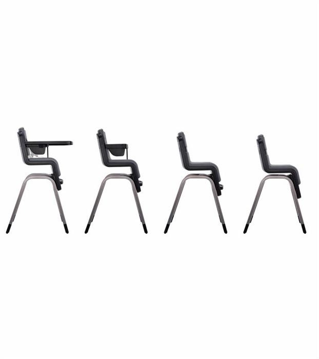 Scaun de masa bebelusi Zaaz Pewter [2]