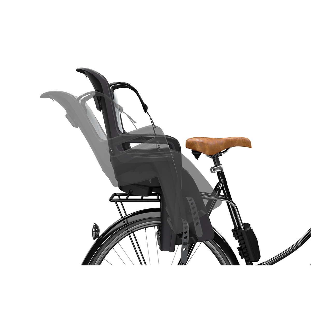 Scaun pentru copii, Thule RideAlong2 Dark Grey, cu montare pe bicicleta in spate [4]