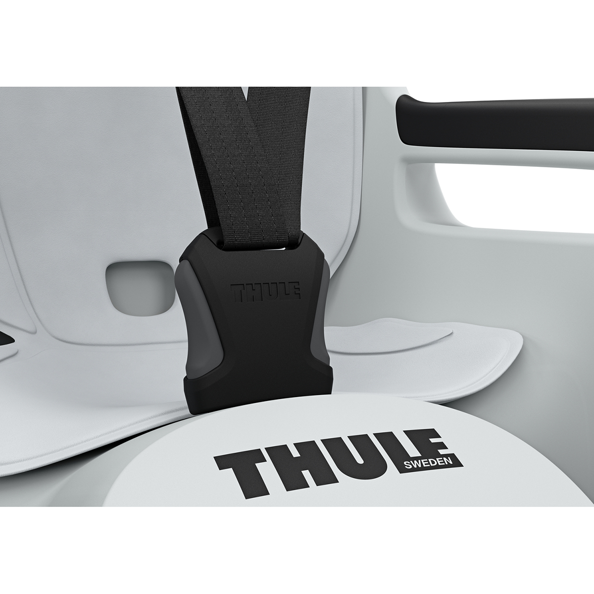 Scaun pentru copii, Thule RideAlong2 Light Grey, cu montare pe bicicleta in spate [4]
