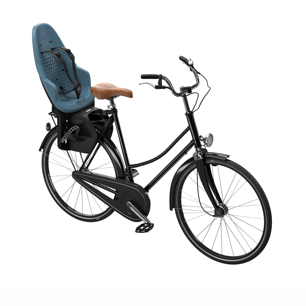 Scaun pentru copii, Thule Yepp 2 Maxi Aegean Blue Rack mounted, cu montare pe bicicleta in spate [2]
