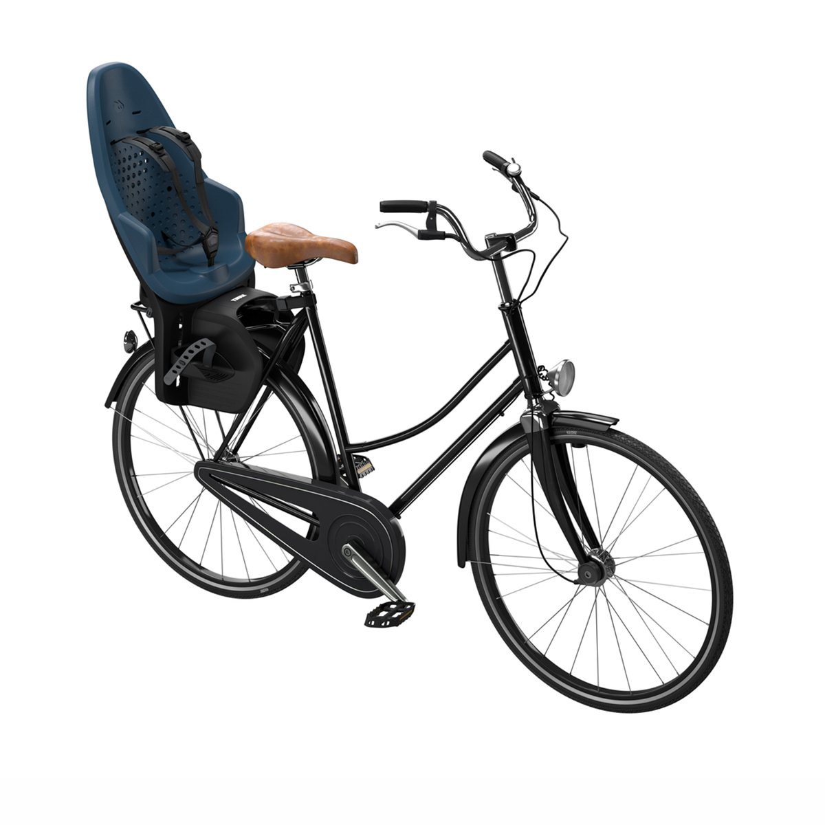Scaun pentru copii, Thule Yepp 2 Maxi Majolica Blue Rack mounted, cu montare pe bicicleta in spate [2]