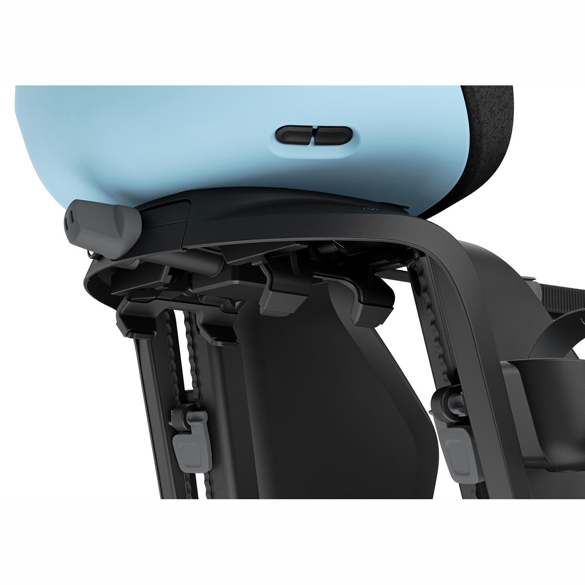 Scaun pentru copii, Thule Yepp Nexxt 2 Maxi Aquamarine Blue Rack mounted, cu montare pe bicicleta in spate [4]
