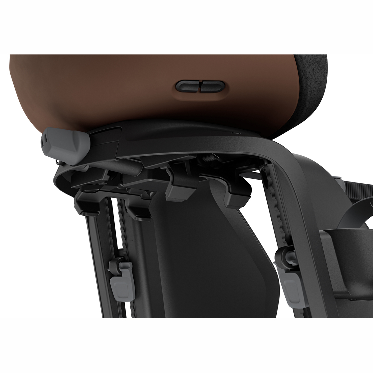 Scaun pentru copii, Thule Yepp Nexxt 2 Maxi Chocolate Brown Rack mounted, cu montare pe bicicleta in spate [5]