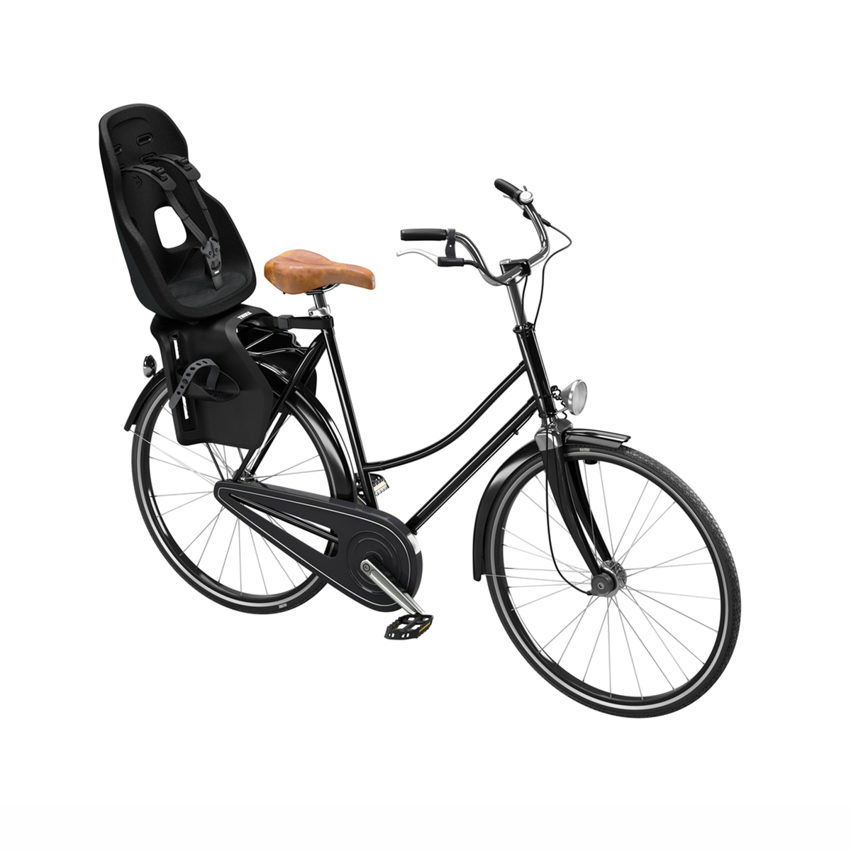 Scaun pentru copii, Thule Yepp Nexxt 2 Maxi Midnight Black Rack mounted, cu montare pe bicicleta in spate [5]