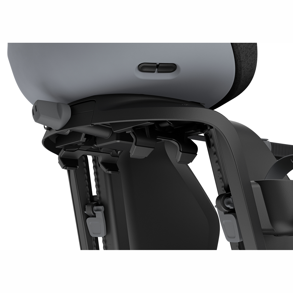 Scaun pentru copii, Thule Yepp Nexxt 2 Maxi Monument Gray Rack mounted, cu montare pe bicicleta in spate [4]