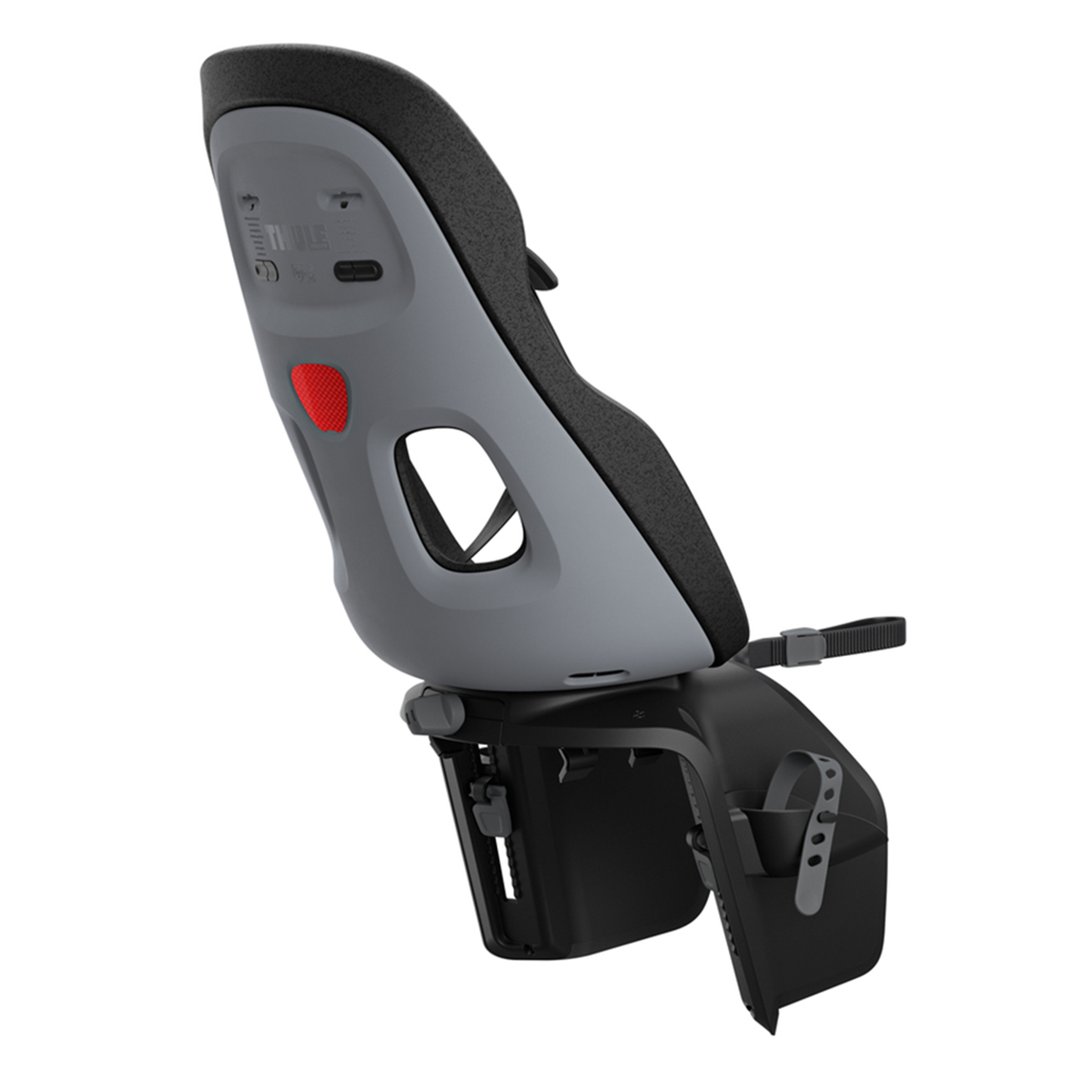 Scaun pentru copii, Thule Yepp Nexxt 2 Maxi Monument Gray Rack mounted, cu montare pe bicicleta in spate [2]
