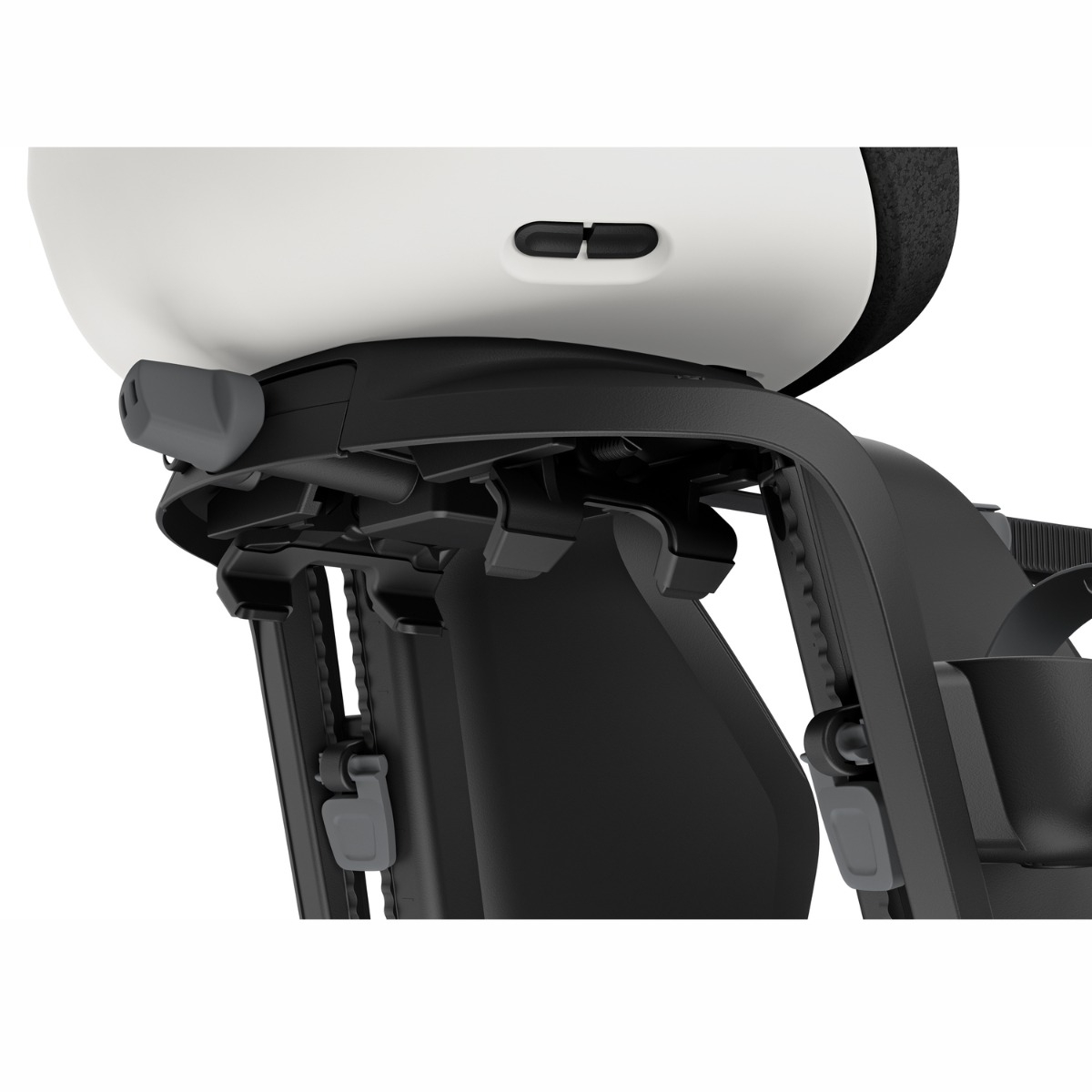 Scaun pentru copii, Thule Yepp Nexxt 2 Maxi Snow White Rack mounted, cu montare pe bicicleta in spate [4]