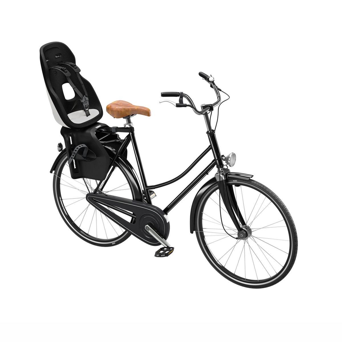 Scaun pentru copii, Thule Yepp Nexxt 2 Maxi Snow White Rack mounted, cu montare pe bicicleta in spate [5]
