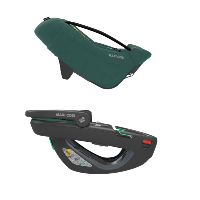 Scoica Auto Maxi-Cosi Coral 360 I-Size Essential Green-de la nastere la 12 luni [19]
