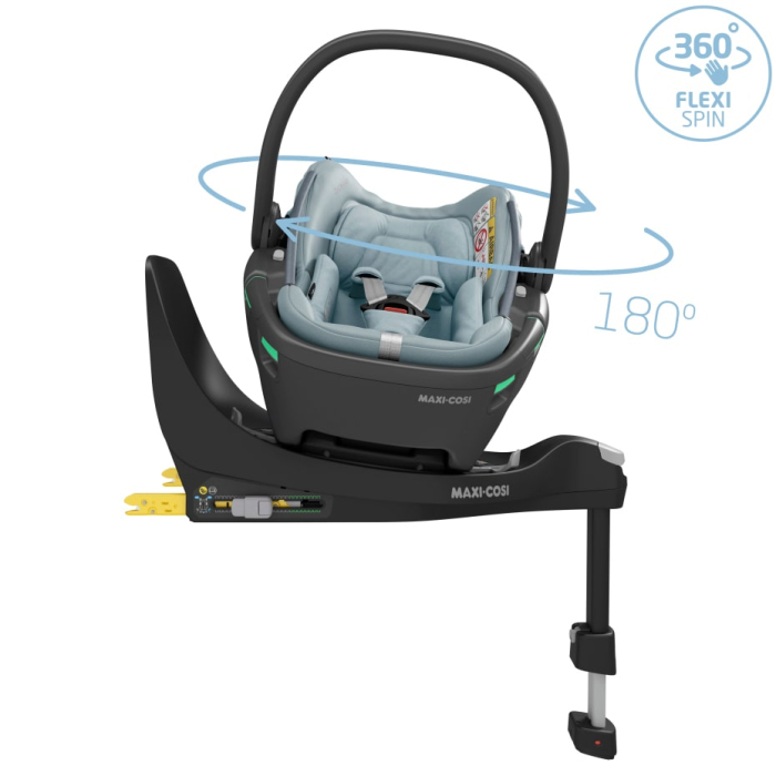 SScoica Auto Maxi-Cosi Coral 360 I-Size Essential Grey -de la nastere la 12 luni [16]