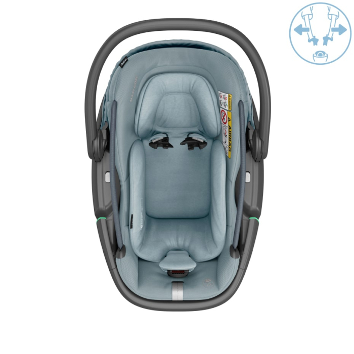 SScoica Auto Maxi-Cosi Coral 360 I-Size Essential Grey -de la nastere la 12 luni [19]